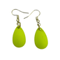 Boucles d'oreilles à lame tournante peintes en jaune de l'Indiana 