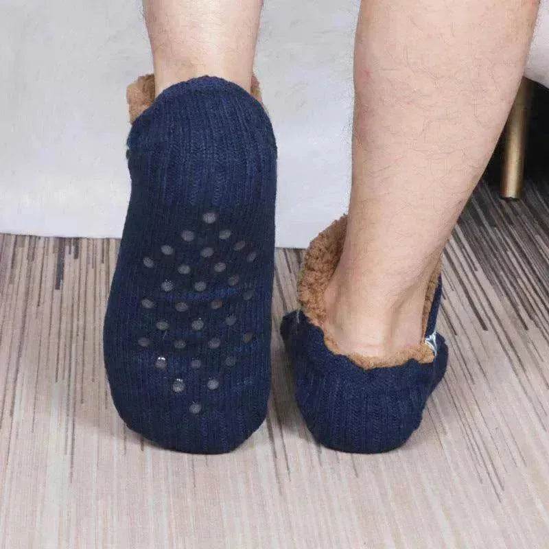 Indoor Men Dragging Shoes And Socks - www.Shopthatapp.com