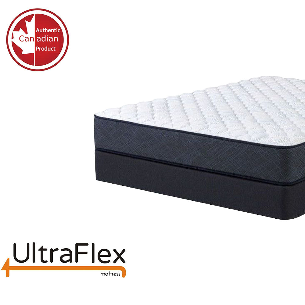 UltraFlex RADIANCE - High-Density Natural Blend Foam Encasing, Cooling Gel, Eco-Friendly Orthopedic Mattress With Multiple Spinal Support Zones (Made in Canada)- With Waterproof Mattress Protector.