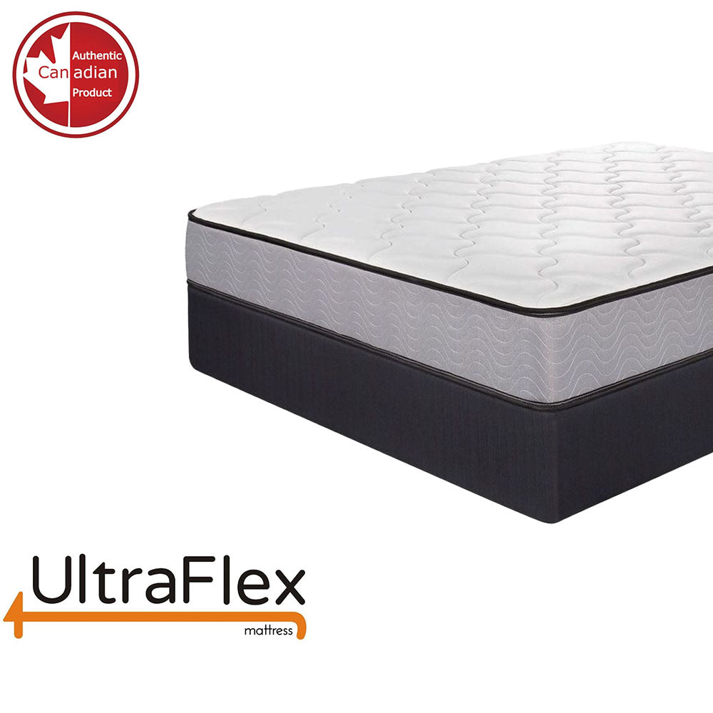 UltraFlex PARADISE - Natural Heavy Duty Foam Blend, Low Motion Transfer, Comfort+ Cool Gel and Spinal Posture Support Eco-Friendly Mattress (Made in Canada)- With Waterproof Mattress Protector - www.Shopthatapp.com