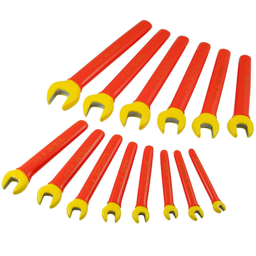 Insulated 14 Piece SAE Open End Wrench Set - www.Shopthatapp.com #