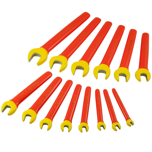 Insulated 14 Piece SAE Open End Wrench Set - www.Shopthatapp.com #