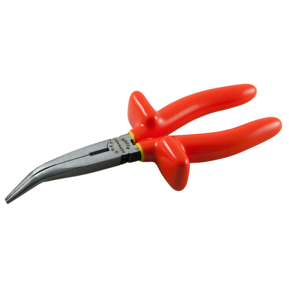 Insulated Needle Nose 45° Curved With Cutter - www.Shopthatapp.com #