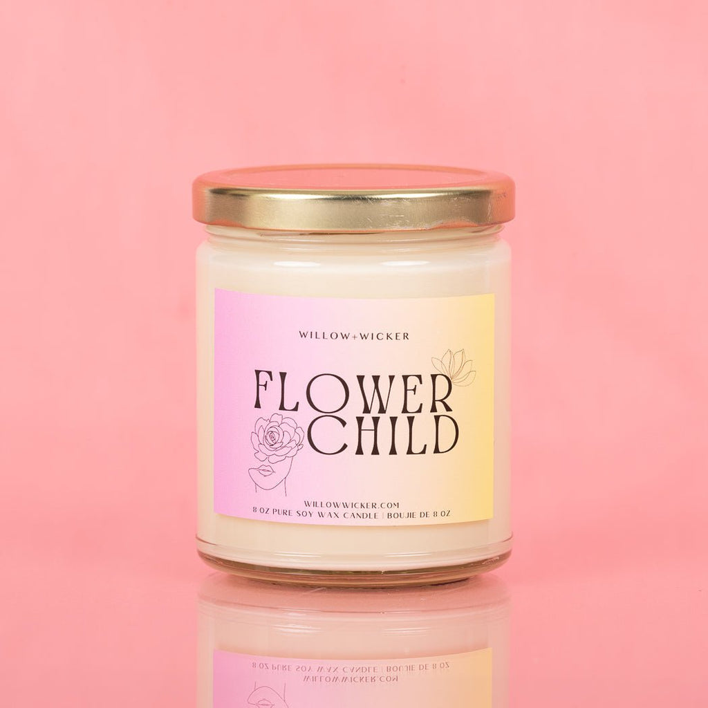 Flower Child Soy Wax Candle - www.Shopthatapp.com