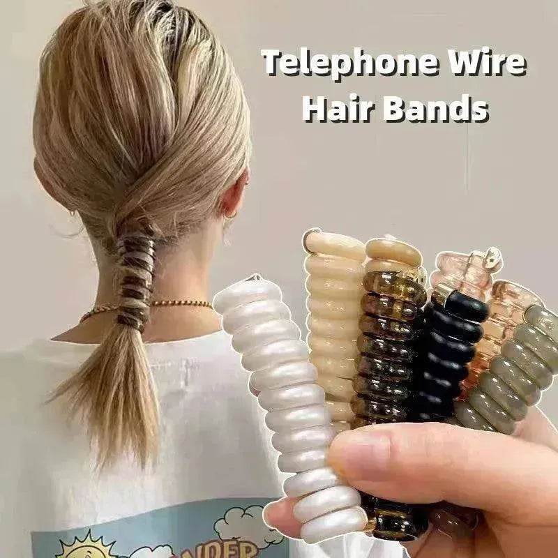 Japanese Braided Hair Band Phone Line Claw - www.Shopthatapp.com
