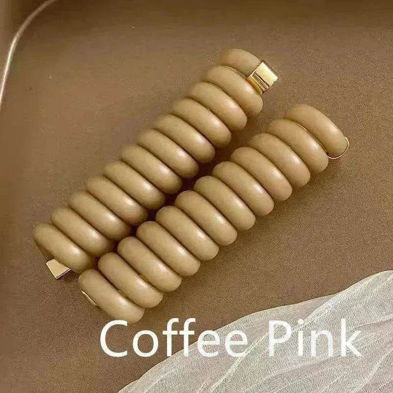 Japanese Braided Hair Band Phone Line Claw - www.Shopthatapp.com