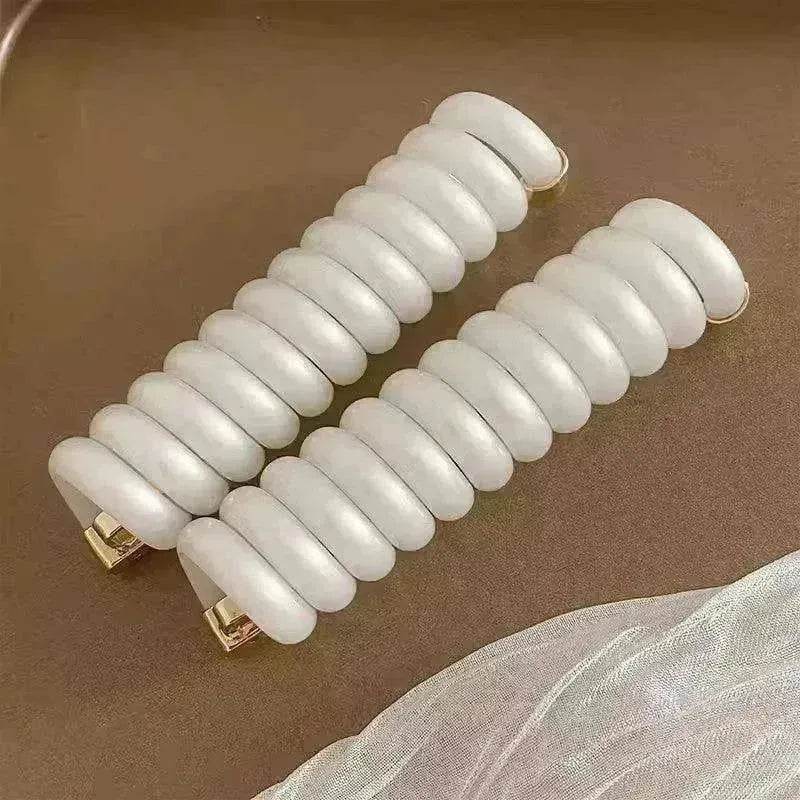 Japanese Braided Hair Band Phone Line Claw - www.Shopthatapp.com
