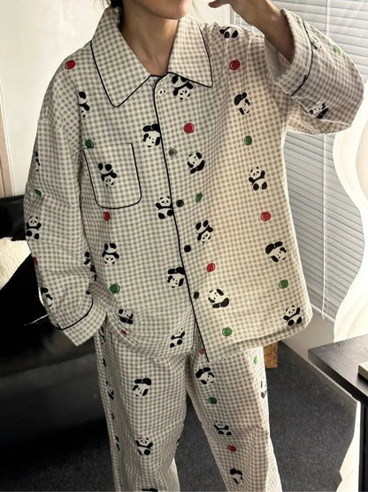 Japanese Sweet Cartoon Long Sleeved Pajamas For Women - www.Shopthatapp.com #