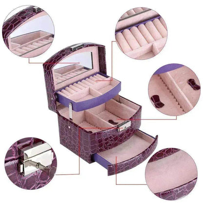 Jewelry Box, Makeup Organizer, Gift for Her - www.Shopthatapp.com