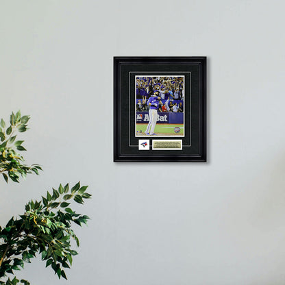 Jose Bautista Toronto Blue Jays Framed 8x10 Homerun Bat Flip Photo - www.Shopthatapp.com #