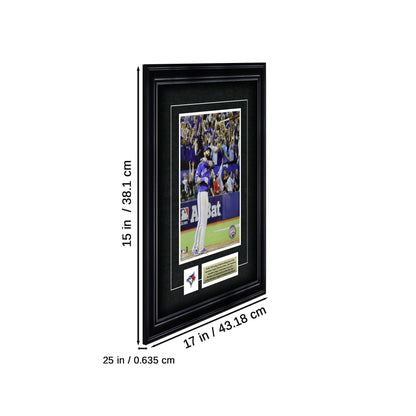 Jose Bautista Toronto Blue Jays Framed 8x10 Homerun Bat Flip Photo - www.Shopthatapp.com #