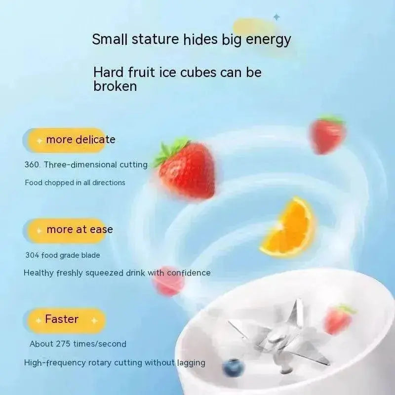 Juice Blender Household Vegetables And Fruits Smoothie  Multi-functional Household Charging - www.Shopthatapp.com