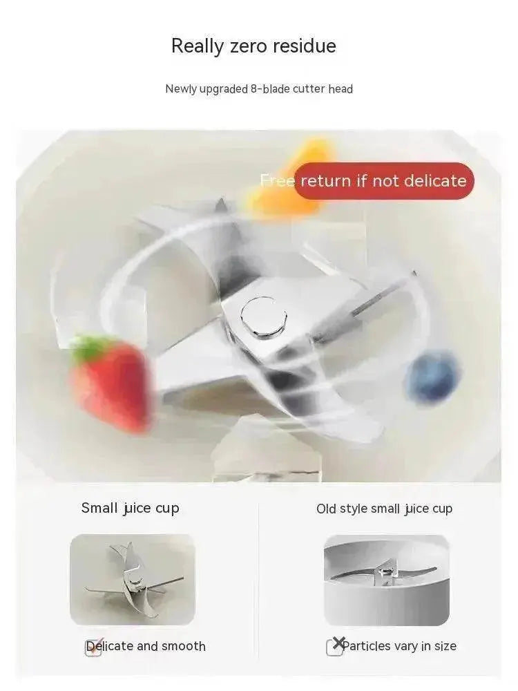 Juice Blender Household Vegetables And Fruits Smoothie  Multi-functional Household Charging - www.Shopthatapp.com