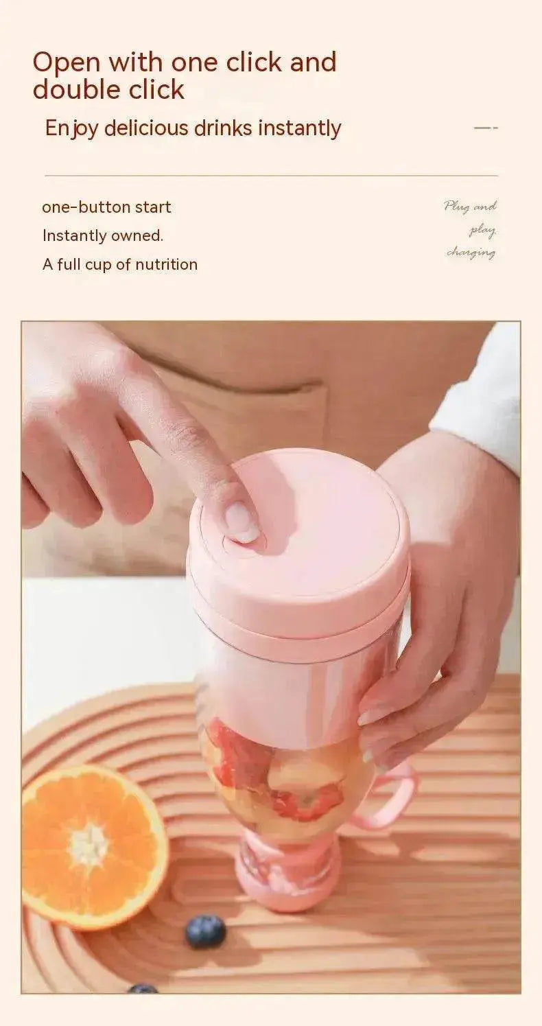 Juice Blender Household Vegetables And Fruits Smoothie  Multi-functional Household Charging - www.Shopthatapp.com