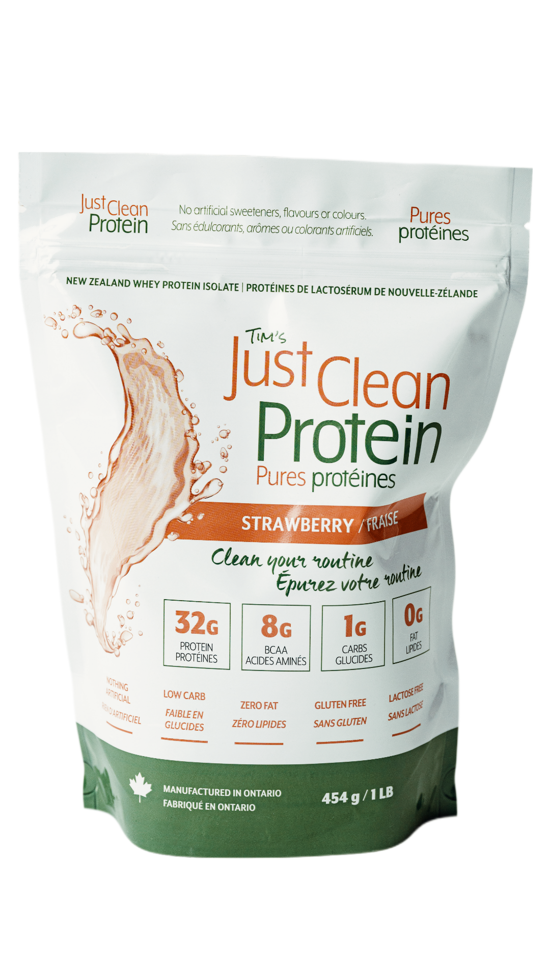 Just Clean New Zealand Grass-Fed Whey Protein 454g - Www.Shopthatapp.com