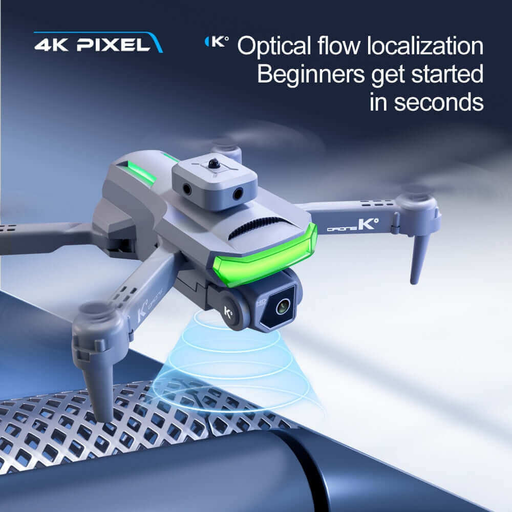 K-HD Dual Lens 4K Aerial Photography Drone - Optical Flow Positioning RC Quadcopter Toy - www.Shopthatapp.com #