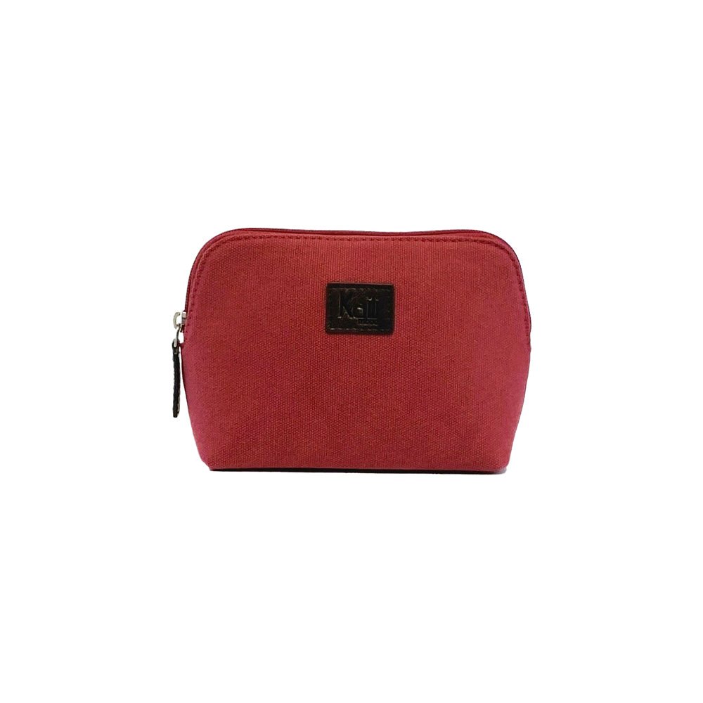 K0026XB | Pochette da Donna in Canvas/Vera Pelle pieno fiore Volanata - Colore Bordeaux/Testa Moro. Chiusura con lampo. Dimensioni: cm 17 x 13 x 6,5 - Confezione: Sacchetto Tnt - www.Shopthatapp.com
