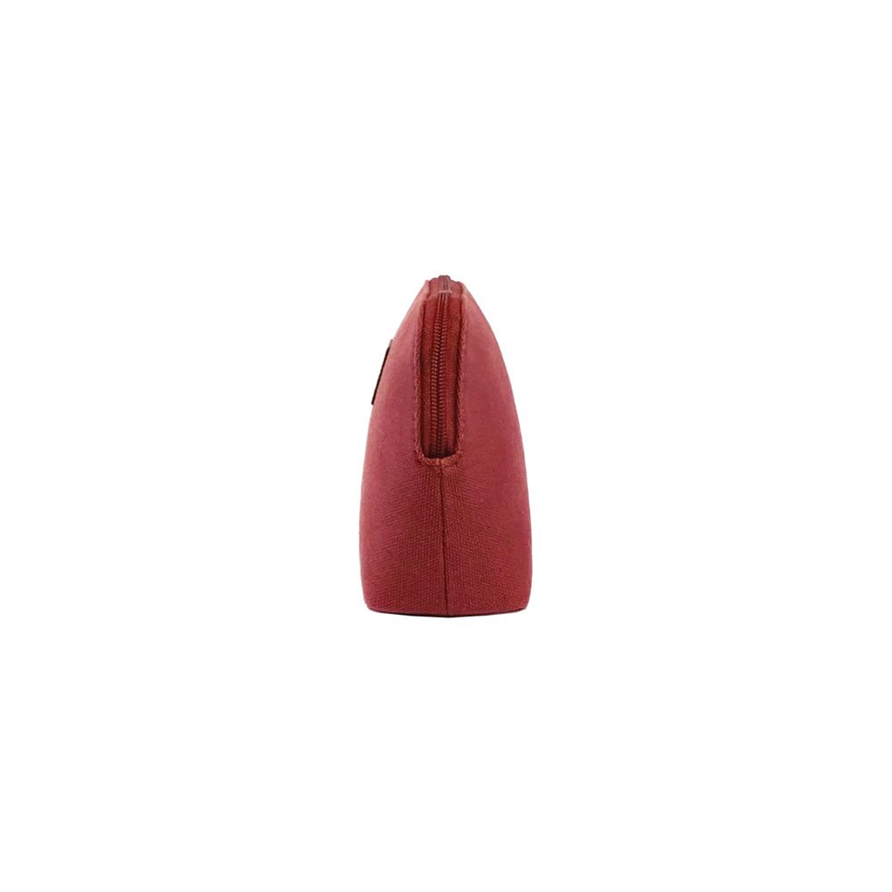 K0026XB | Pochette da Donna in Canvas/Vera Pelle pieno fiore Volanata - Colore Bordeaux/Testa Moro. Chiusura con lampo. Dimensioni: cm 17 x 13 x 6,5 - Confezione: Sacchetto Tnt - www.Shopthatapp.com