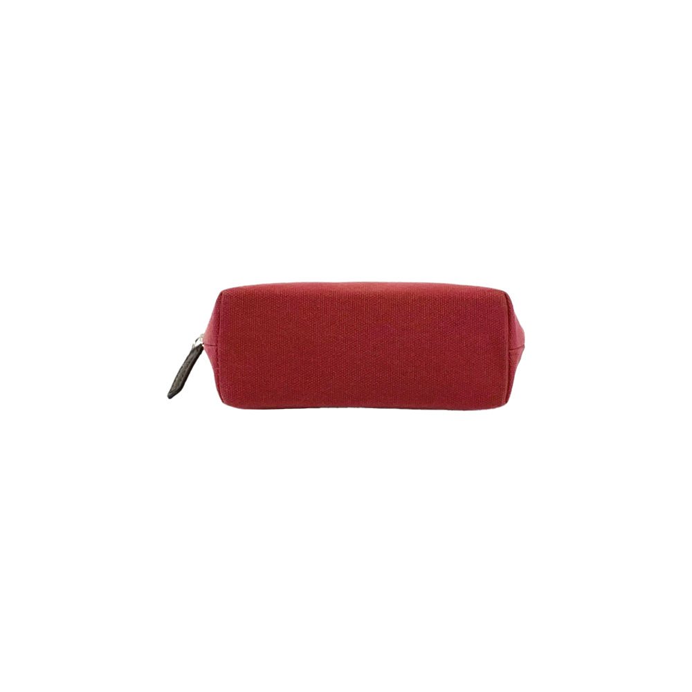 K0026XB | Pochette da Donna in Canvas/Vera Pelle pieno fiore Volanata - Colore Bordeaux/Testa Moro. Chiusura con lampo. Dimensioni: cm 17 x 13 x 6,5 - Confezione: Sacchetto Tnt - www.Shopthatapp.com