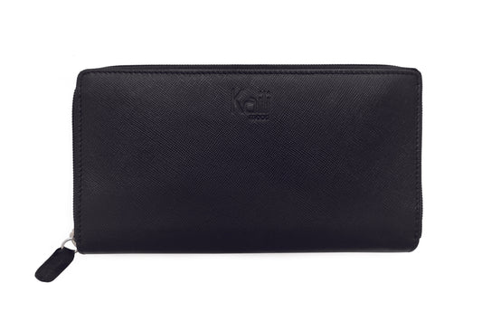 K10838AB | Portafogli Donna aus Saffiano Vera Pelle. Farbe Nero. 6 Plätze pro Guthabenkarte. Abmessungen des Hauses: 18,5 x 10 x 2,5 cm. Confezione: Geschenkbox starrer Fondo/Coperchio