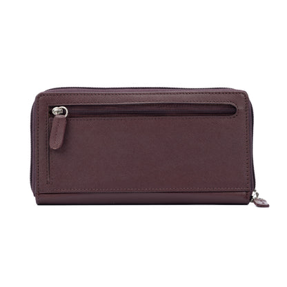 K10838XB | Portafogli Donna en Saffiano Vera Pelle. Couleur Bordeaux. 6 emplacements par carte de crédit. Dimensions du fauteuil: cm 18,5 x 10 x 2,5. Confezione: Coffret cadeau rigide fond/coperchio