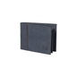 K12220DF | Portafogli Uomo dans Vera Pelle pieno fiore, Nue. Couleur Bleu. Protection RFID. Dimensioni da chiuso: cm 11,5 x 8,3 x 2. Confezione: Scatola regalo fondo/coperchio