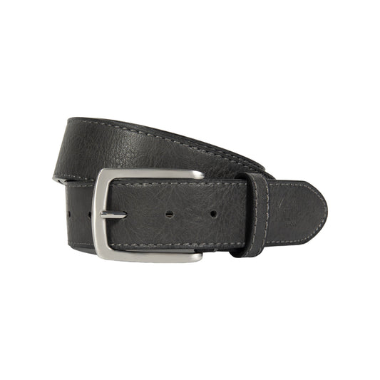K4008KB | Cintura Uomo in Fodera Pelle Finitura in Pu. Couleur Anthracite. Dimensions: cm 125 x 3,8 x 0,5 (giro vita cm 110). Confezione: Coffret cadeau rigide fond/coperchio