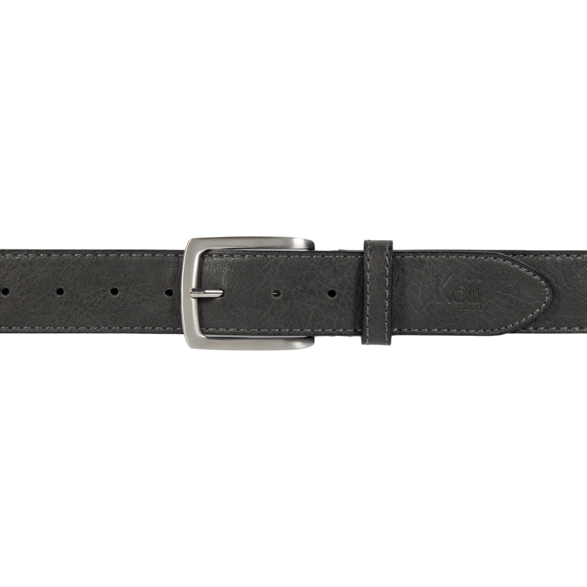 K4008KB | Cintura Uomo in Fodera Pelle Finitura in Pu. Colore Antracite. Dimensioni: cm 125 x 3,8 x 0,5 (giro vita cm 110). Confezione: Gift Box rigido fondo/coperchio - www.Shopthatapp.com
