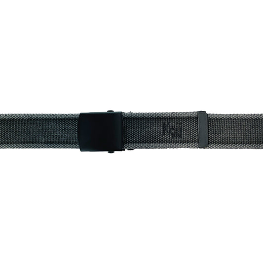 K4010KB | Cintura Nastro Canvas Stone Washed Col. Antracite con Fibbia Nero Opaco. Dimensioni: cm 125 x 4 x 0,5 Taglia Unica - Accorciabile. Confezione: Gift Box rigido fondo/coperchio - www.Shopthatapp.com