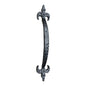 Cast Iron Fleur Handle Blk, Last Chance - www.Shopthatapp.com