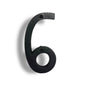 Colonial Wrought Iron Floating Number, 6.5 in, BLK, # 6 - www.Shopthatapp.com