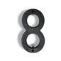 Colonial Wrought Iron Floating Number, 6.5 in, BLK, # 8 - www.Shopthatapp.com