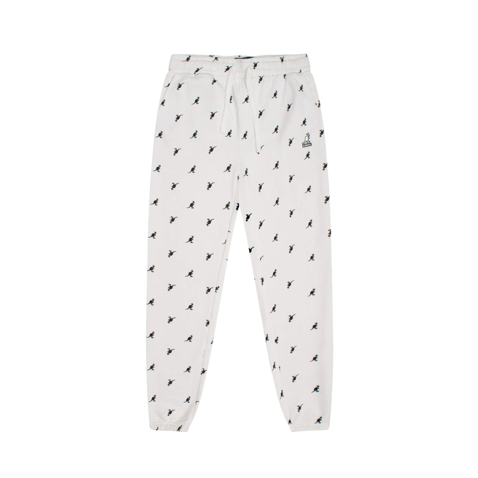Kangol AOP Joggers-Him and her joggers-www.Shopthatapp.com-Color:Off White Combo-Size:XXL-Fashion Hub Club