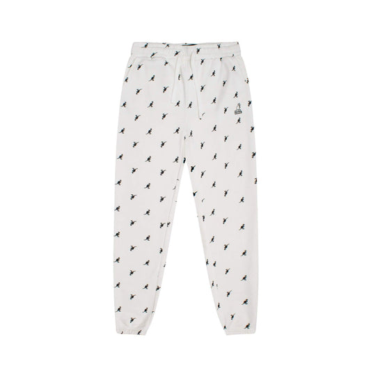 Kangol AOP Joggers-Him and her joggers-www.Shopthatapp.com-Color:Off White Combo-Size:XXL-Fashion Hub Club