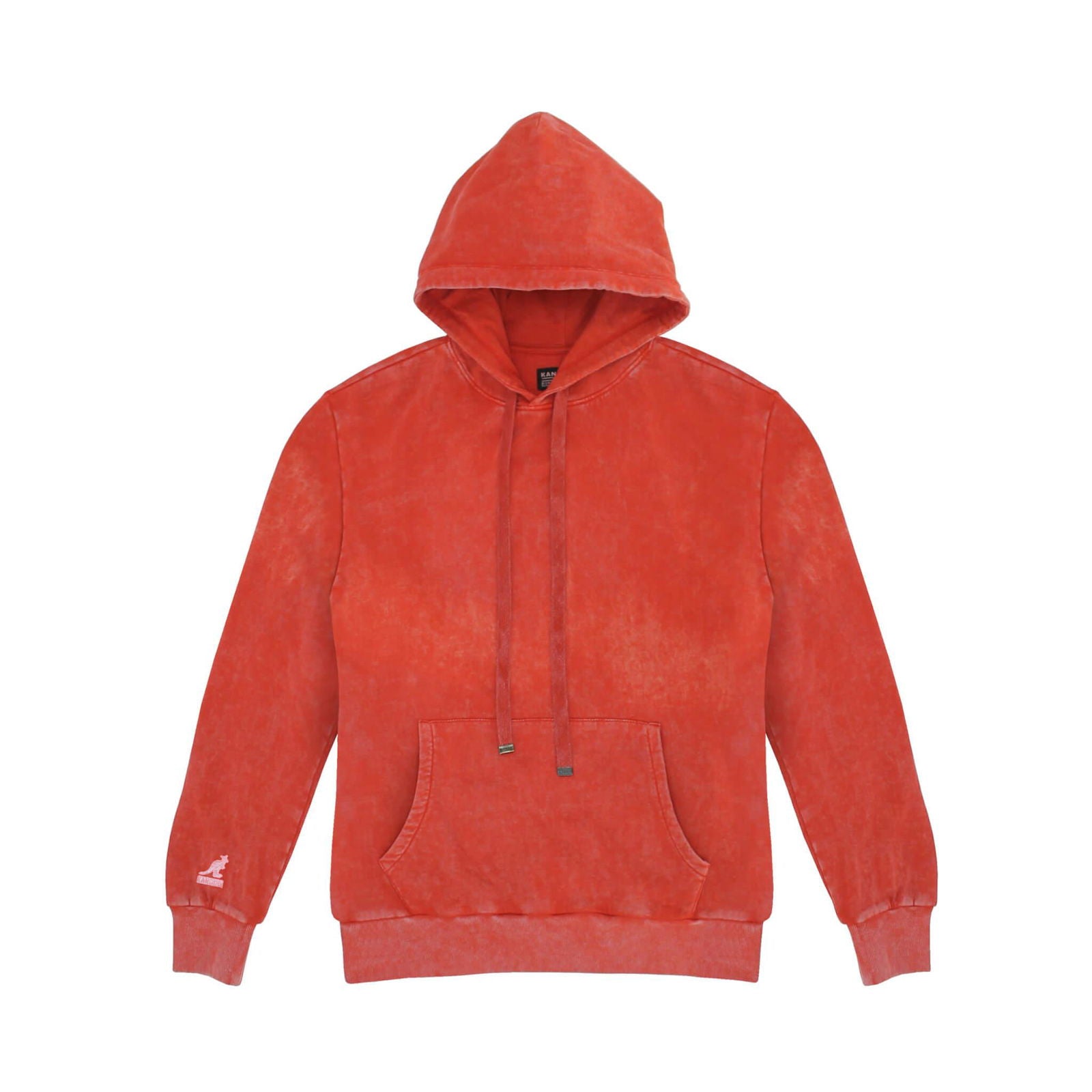 Kangol Acid Wash Hoodie-Him and her coats-www.Shopthatapp.com-Color:Adrenaline Rush-Size:XL-Fashion Hub Club