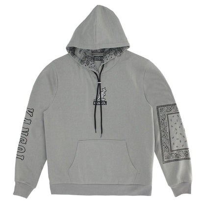 Kangol Boxed Out Paisley Hoodie-Him and her coats-www.Shopthatapp.com-Color:Dark Heather Mix-Size:M-Fashion Hub Club