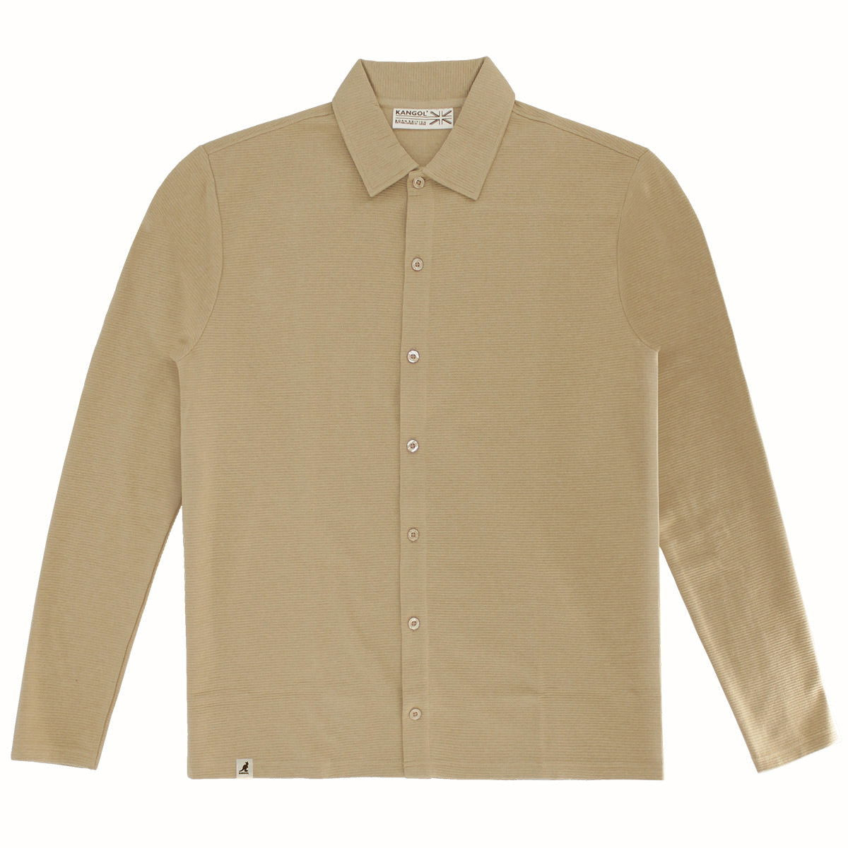 Kangol Fabricville Ottoman LS Dress Shirt-Men’s clothing-www.Shopthatapp.com-Color:Birch-Size:XXL-Fashion Hub Club