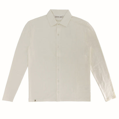 Kangol Fabricville Ottoman LS Dress Shirt-Men’s clothing-www.Shopthatapp.com-Color:Oat-Size:XXL-Fashion Hub Club