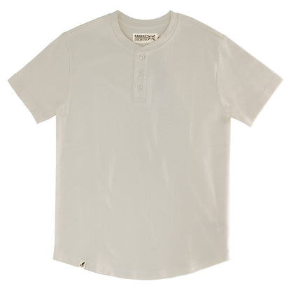 Kangol Fabricville Ottoman Short Sleeve Henley Tee-Teen boys fashion-www.Shopthatapp.com-Color:Oat-Size:XXL-Fashion Hub Club