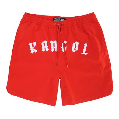 Kangol Gothic Swim Short-Teen boys Fashion-www.Shopthatapp.com-Color:Red-Size:XXL-Fashion Hub Club