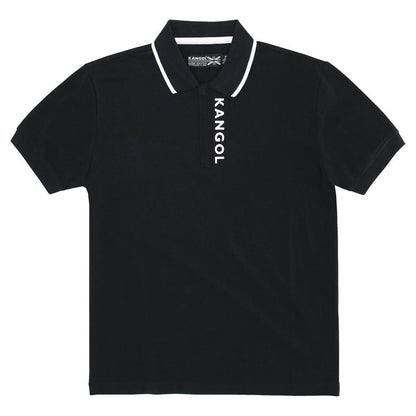 Kangol Hide & Seek Short Sleeve Pique Polo-Men’s clothing-www.Shopthatapp.com-Color:Black-Size:M-Fashion Hub Club