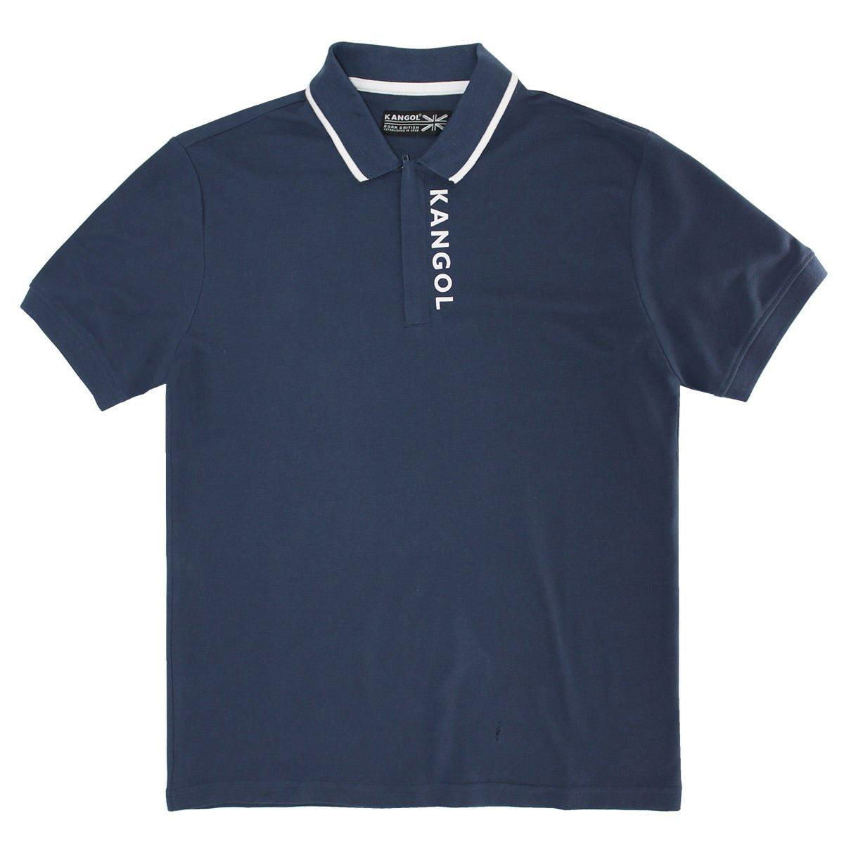 Kangol Hide & Seek Short Sleeve Pique Polo-Men’s clothing-www.Shopthatapp.com-Color:Navy-Size:XXL-Fashion Hub Club
