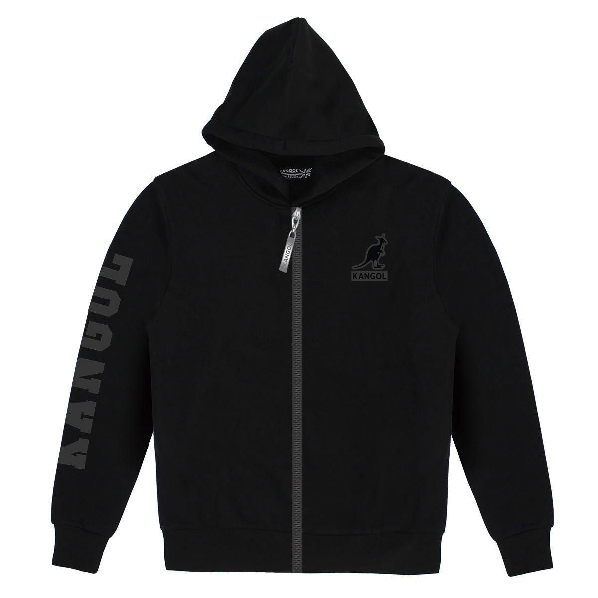 Kangol In 5K HD FULL ZIP HOODIE - Big N Tall-Him and her coats-www.Shopthatapp.com-Color:Black-Size:4XL-Fashion Hub Club