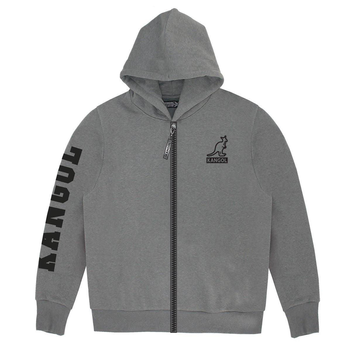 Kangol In 5K HD FULL ZIP HOODIE - Big N Tall-Him and her coats-www.Shopthatapp.com-Color:Dark Heather-Size:4XL-Fashion Hub Club