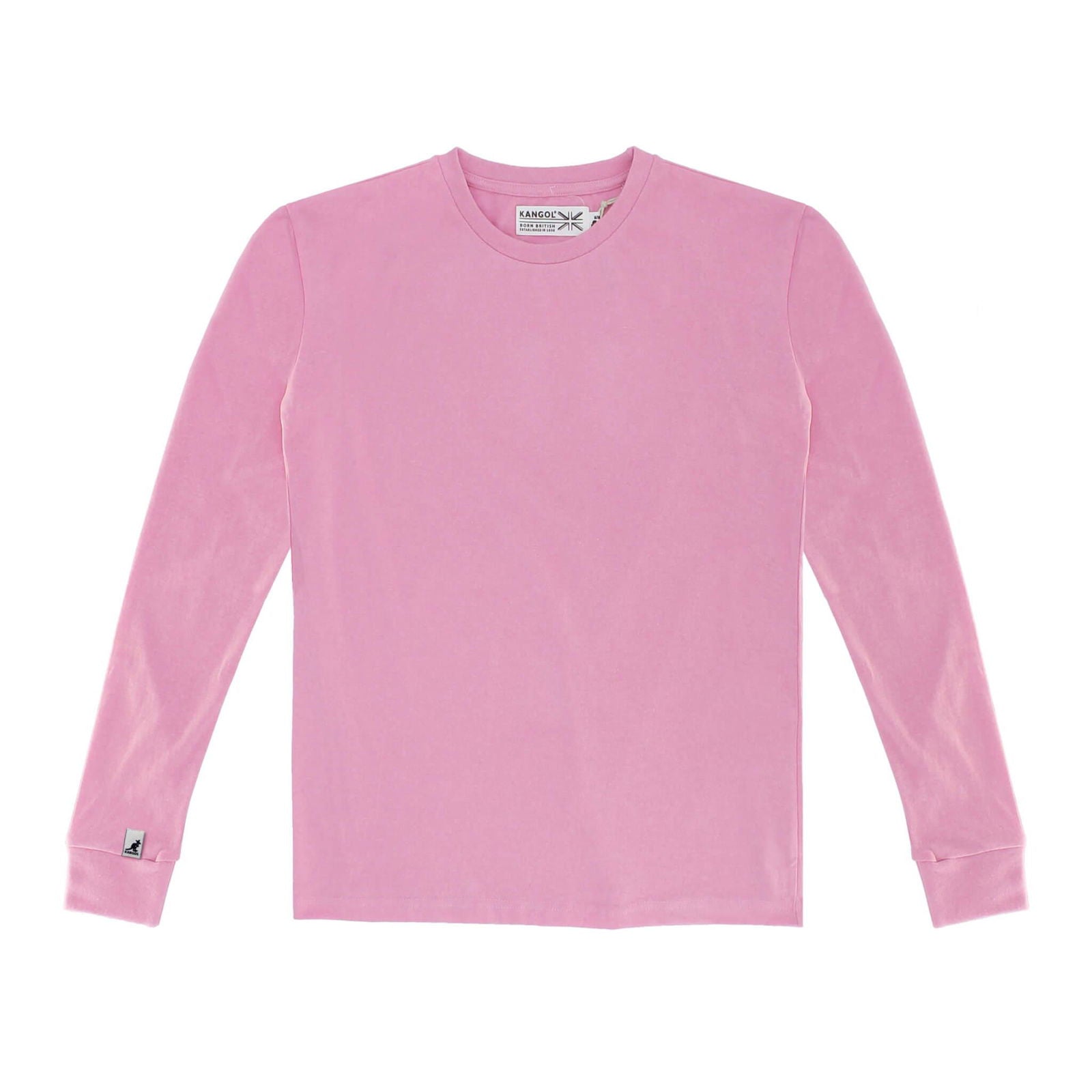 Kangol Ladies Recycled Jersey Long Sleeve Top-Teen Girls fashion-www.Shopthatapp.com-Color:Pink Lady-Size:XXL-Fashion Hub Club