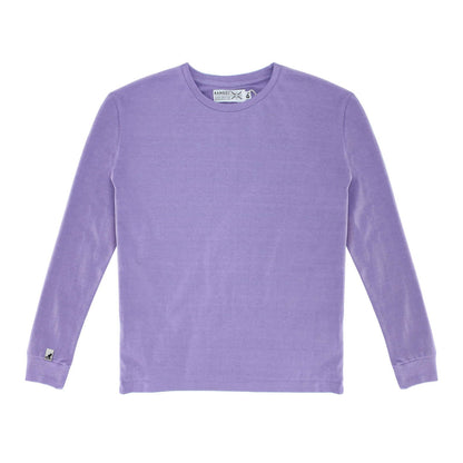 Kangol Ladies Recycled Jersey Long Sleeve Top-Teen Girls fashion-www.Shopthatapp.com-Color:Pastel Lilac-Size:XXL-Fashion Hub Club