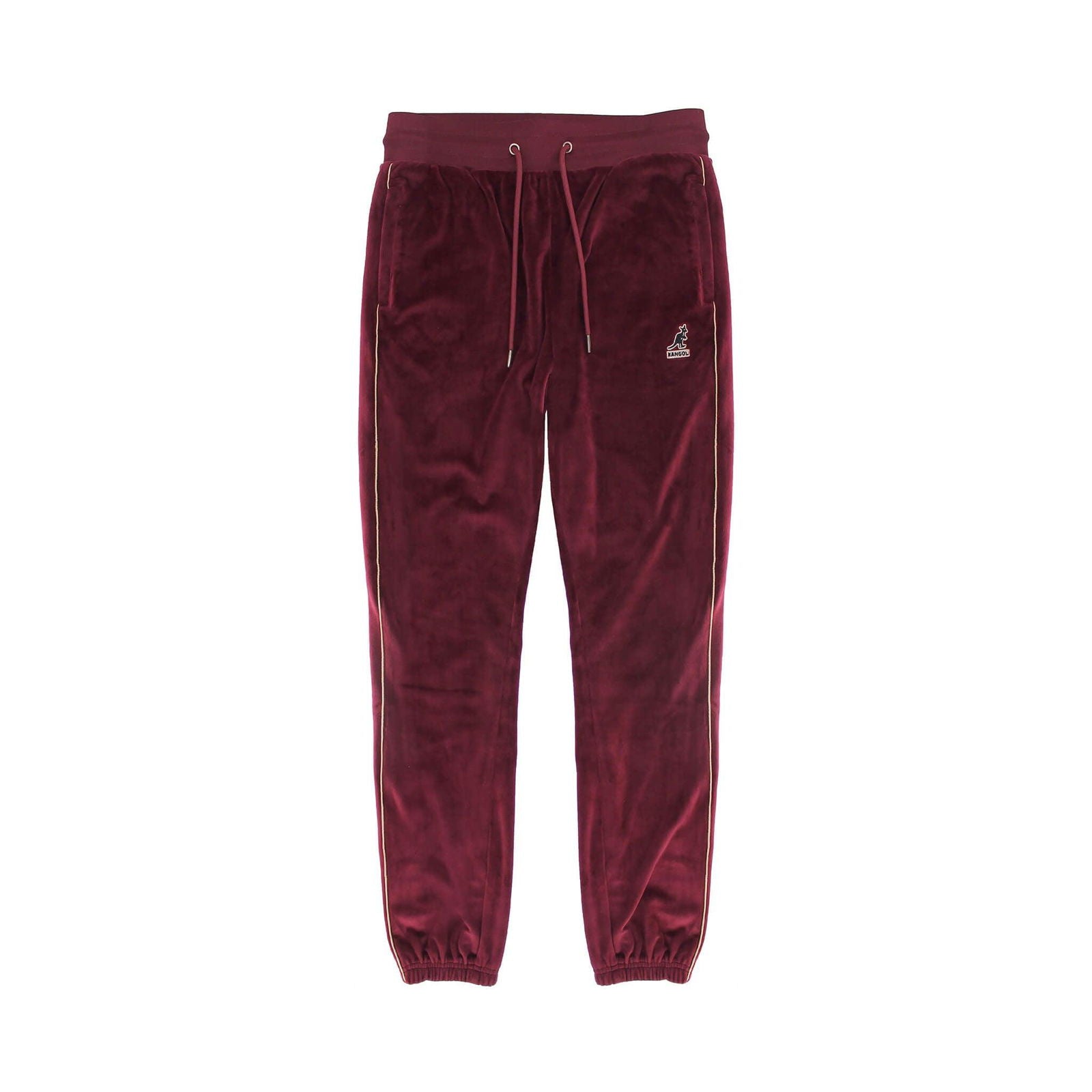 Kangol Velour Joggers-Him and her joggers-www.Shopthatapp.com-Color:Maroon-Size:XXL-Fashion Hub Club