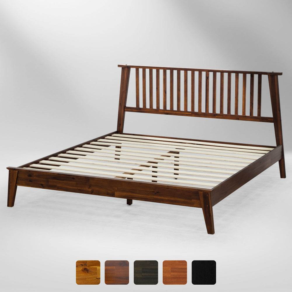 Kaylin Deluxe Wood Platform Bed Frame - www.Shopthatapp.com