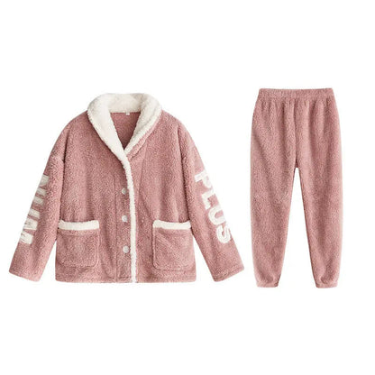 Keep Warm Coral Velvet Pajamas For Women - www.Shopthatapp.com #