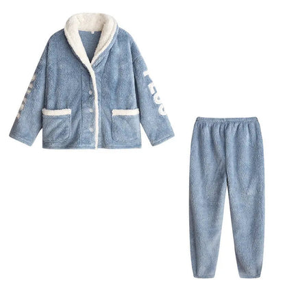 Keep Warm Coral Velvet Pajamas For Women - www.Shopthatapp.com #